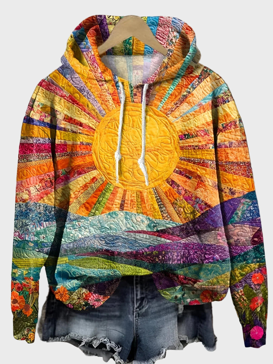 Hoodie with Eastern Design