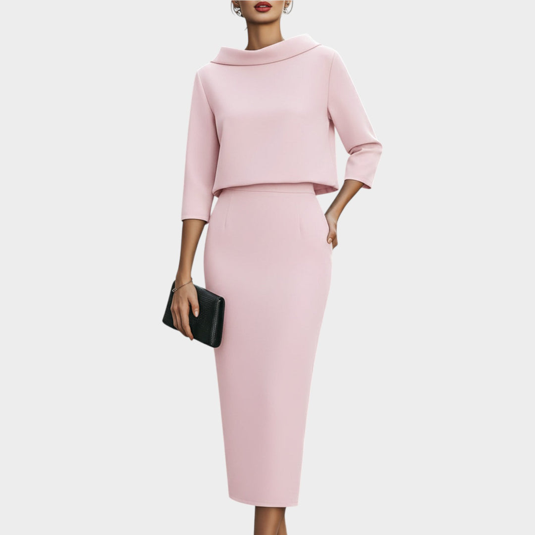 Elegant Two-Piece Midi Set