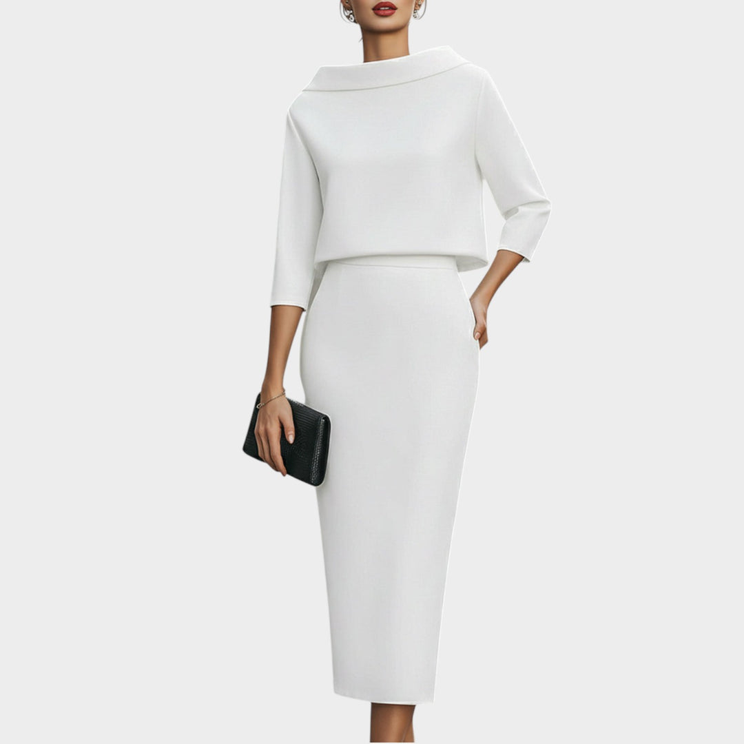 Elegant Two-Piece Midi Set