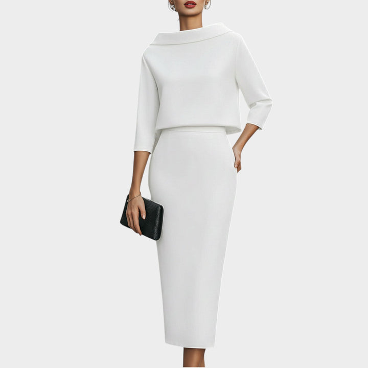 Elegant Two-Piece Midi Set