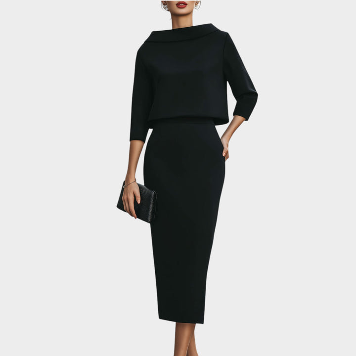 Elegant Two-Piece Midi Set