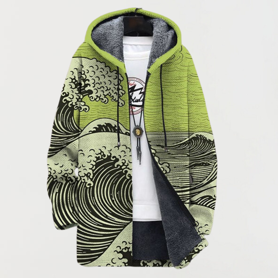 Wave Pattern Jacket