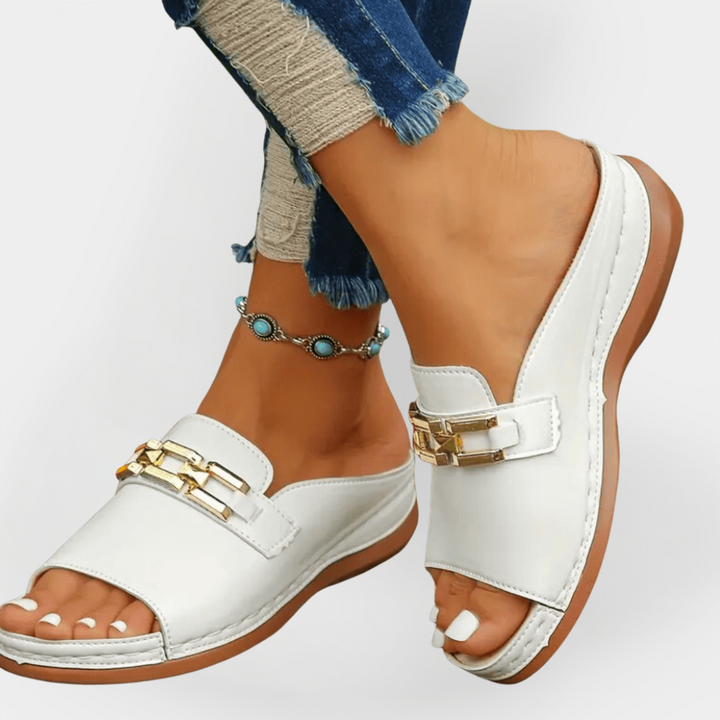 Orthopaedic Leather Flip-Flops