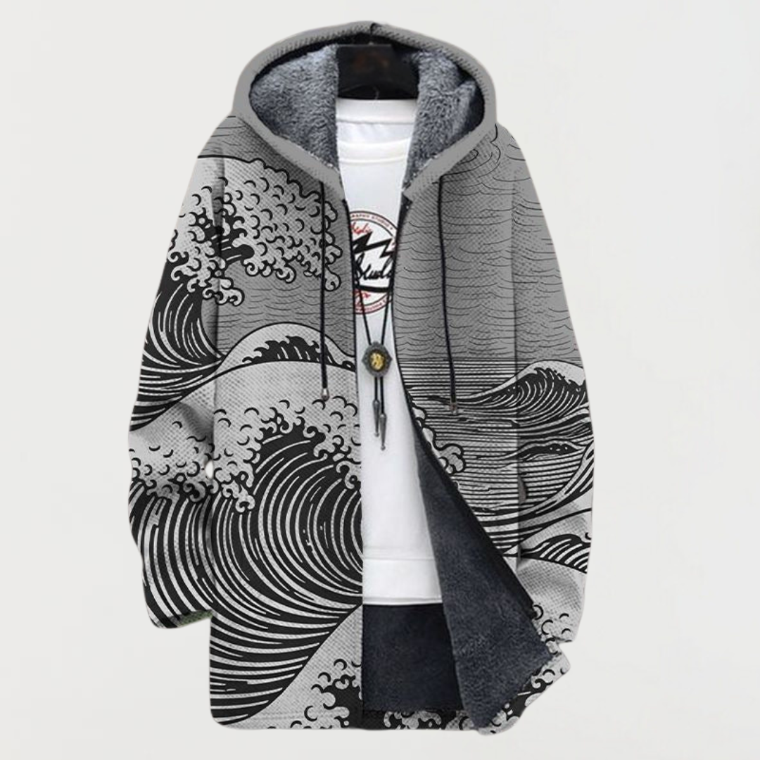 Wave Pattern Jacket