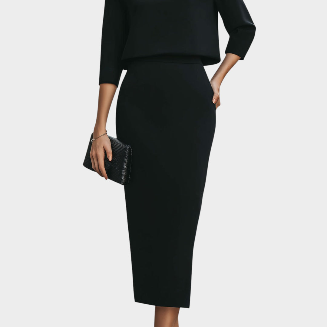 Elegant Two-Piece Midi Set