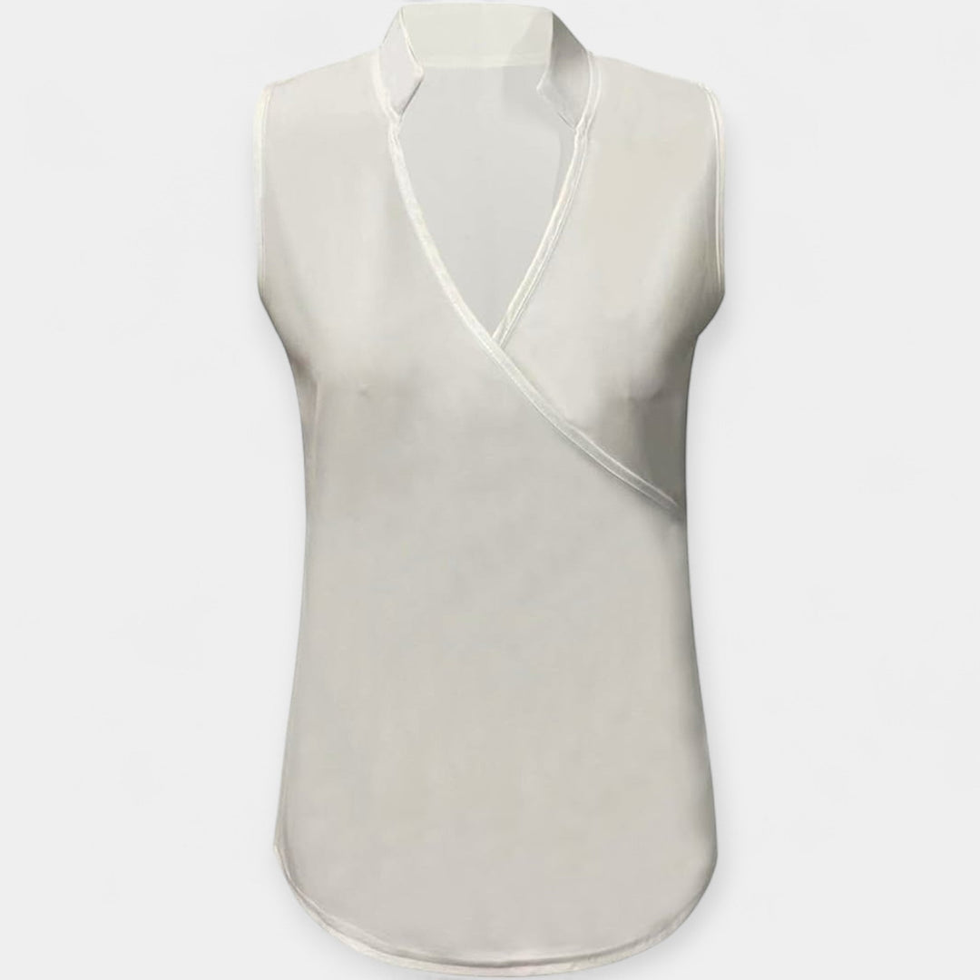 Sleeveless Monochrome Top