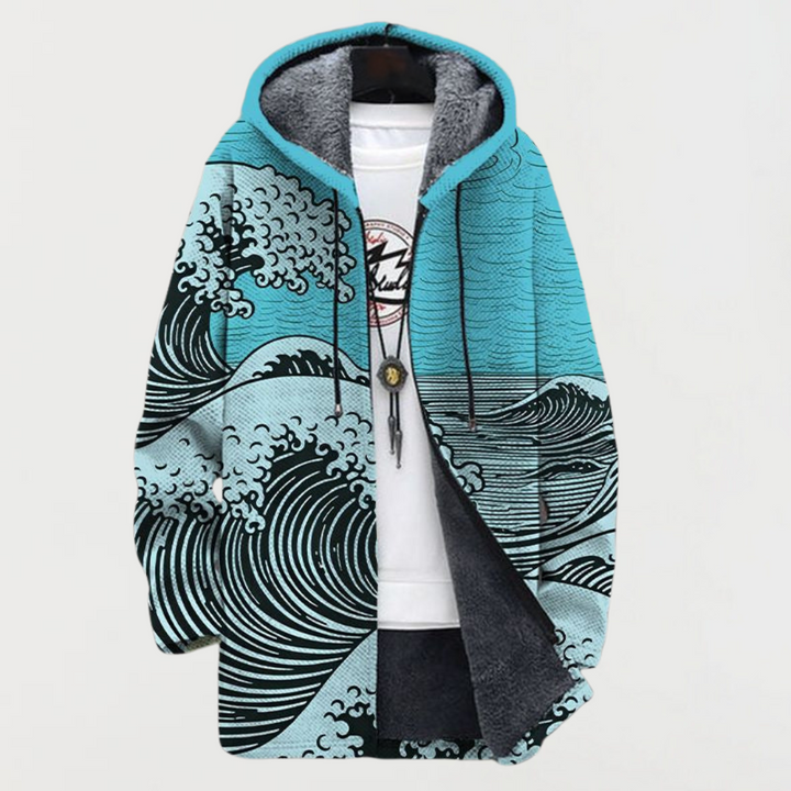 Wave Pattern Jacket