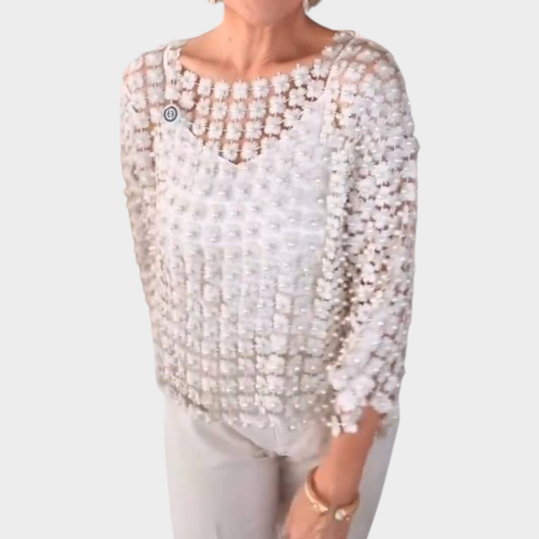 Sparkle Knit Statement Top