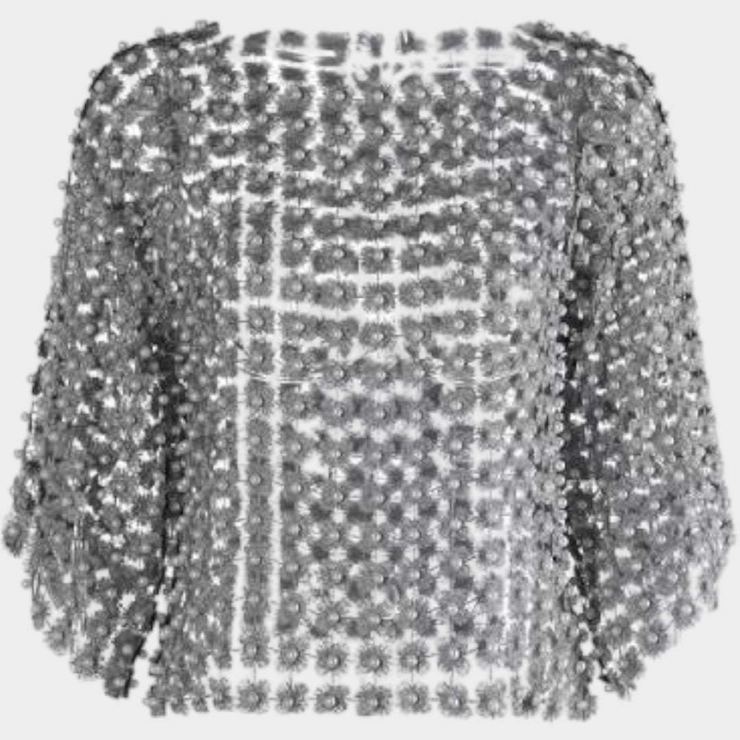 Sparkle Knit Statement Top