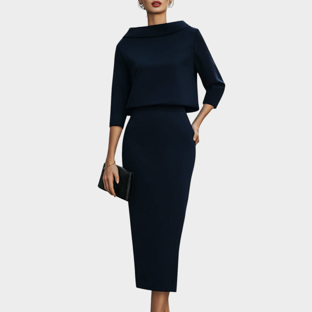 Elegant Two-Piece Midi Set