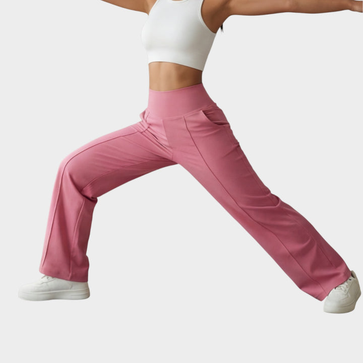 High-Waisted Wide-Leg Lounge Pants