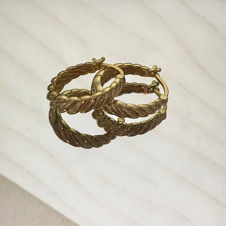 Twist Style Hoops