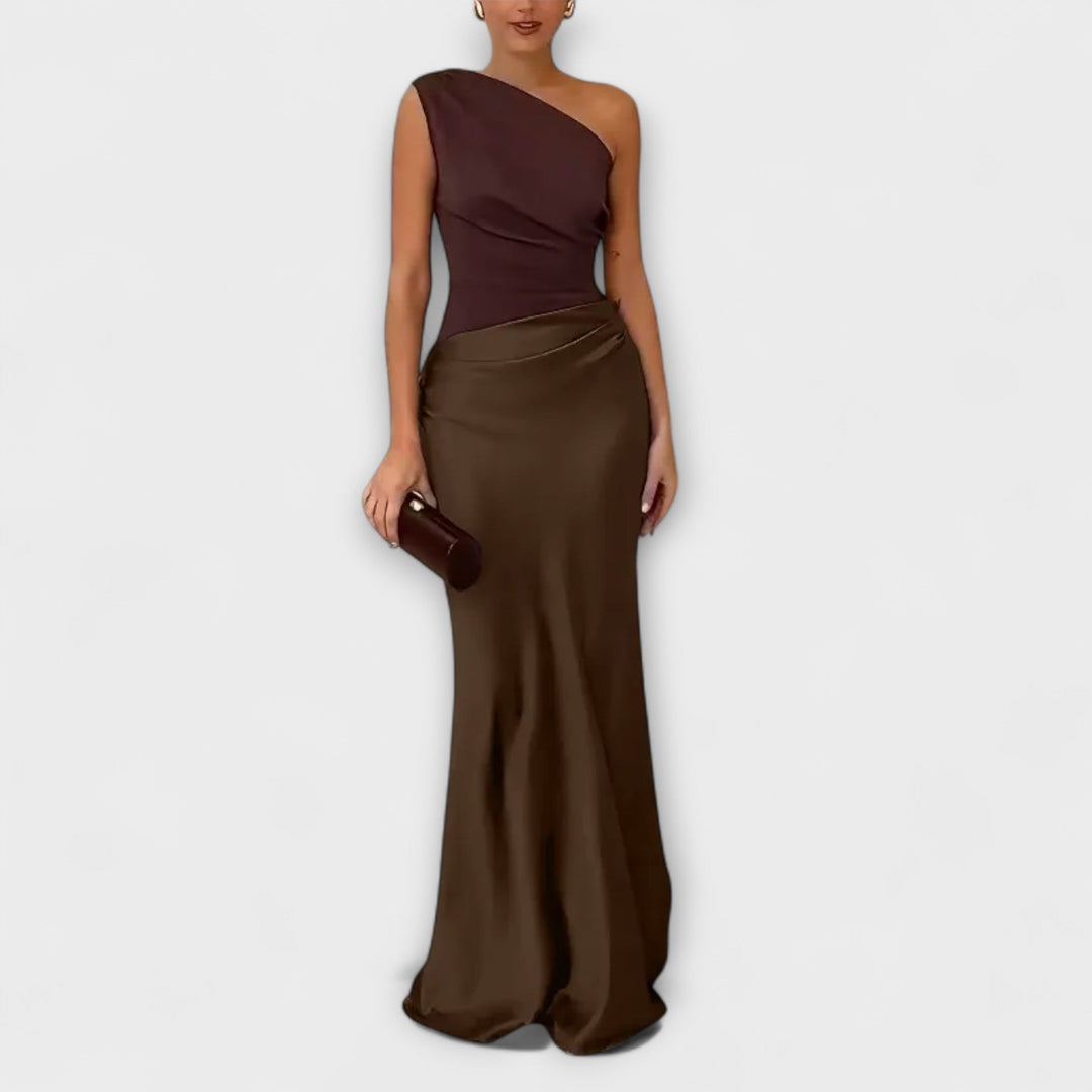 Maxi Dress with Open Shoulder