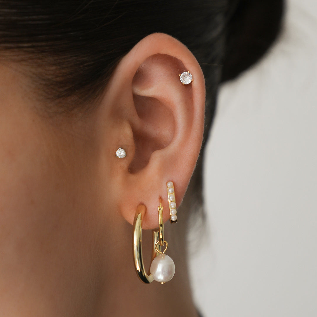 Sparkling Drop Earrings