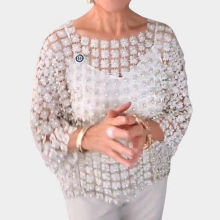 Sparkle Knit Statement Top