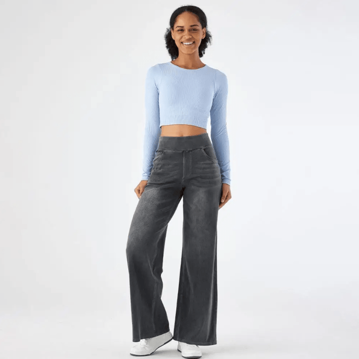 Comfortable Trousers with Elasticated Waist