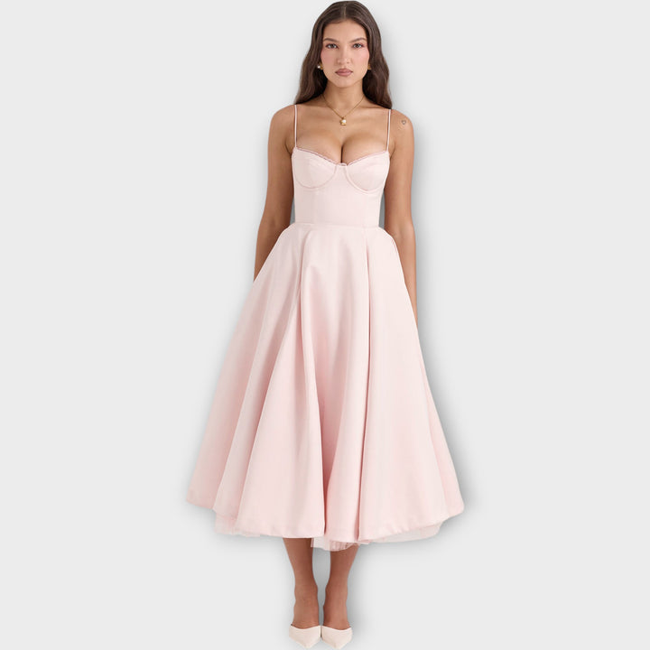 Seraphina Corset Midi Dress