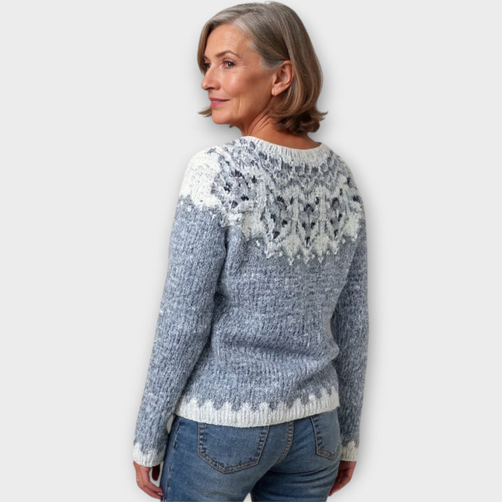Sweater with Subtle Patterns