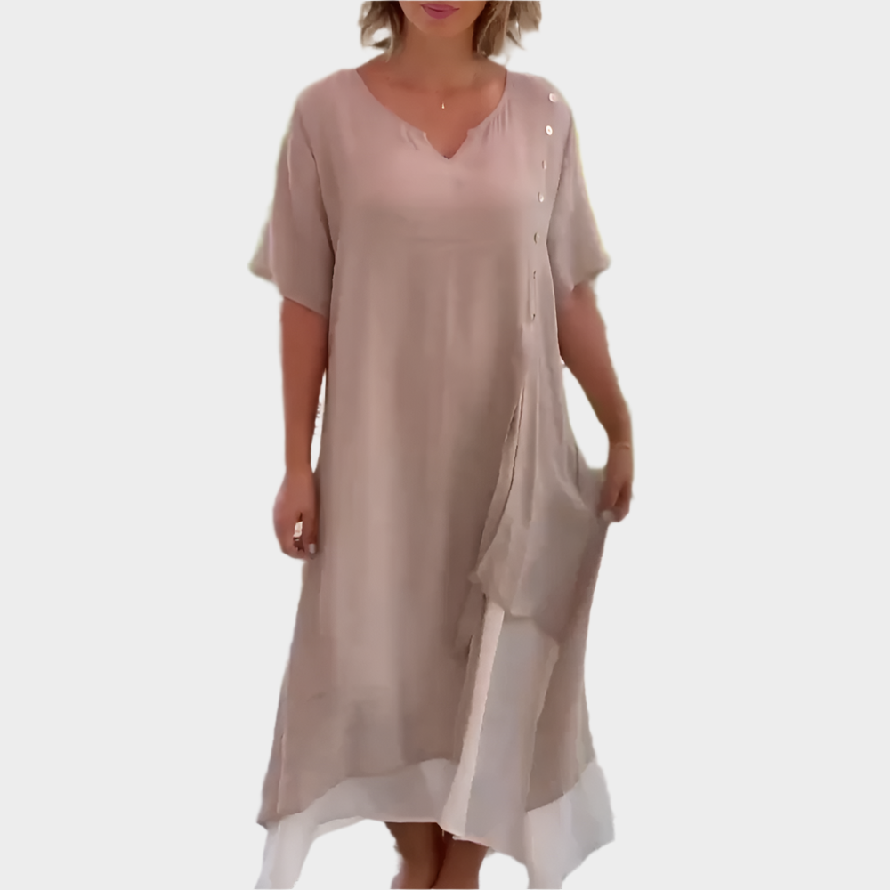 Classic Maxi Dress in a Solid Colour