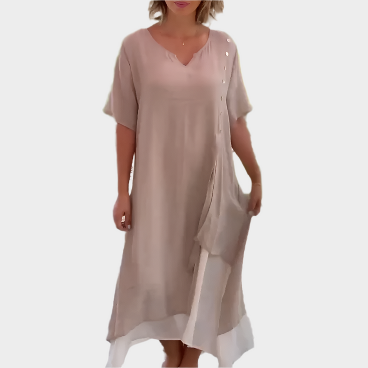 Classic Maxi Dress in a Solid Colour