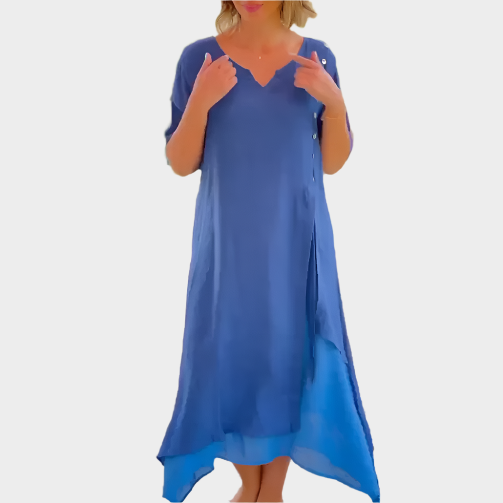 Classic Maxi Dress in a Solid Colour