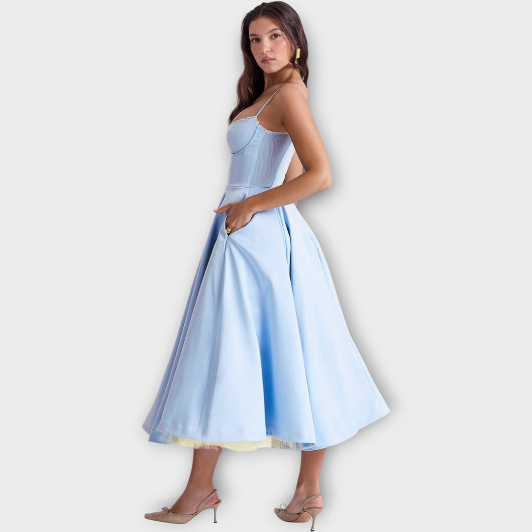 Seraphina Corset Midi Dress